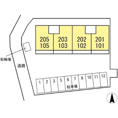 FS535-Ⅰの区画図