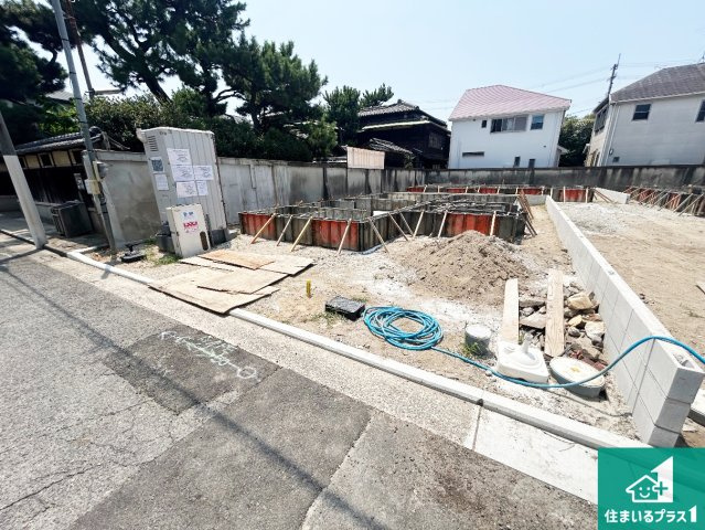 堺市西区浜寺諏訪森町西　第4期　新築一戸建ての外観|現在建築中！落ち着いた街並みで新生活を始めることが出来そう！周辺の物件も併せてご紹介させて頂きます！