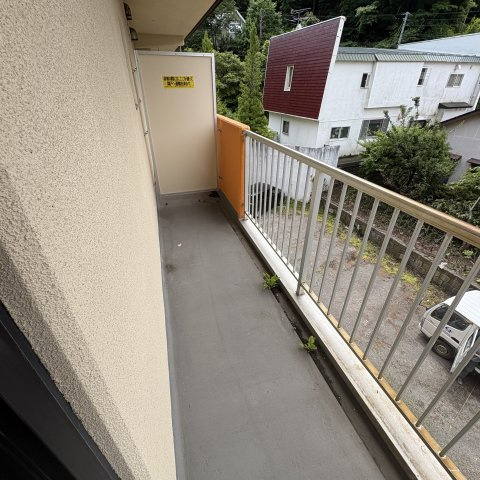 コーポあじさいのバルコニー