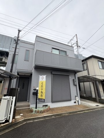 高槻市野田四丁目戸建の前面道路含む現地写真