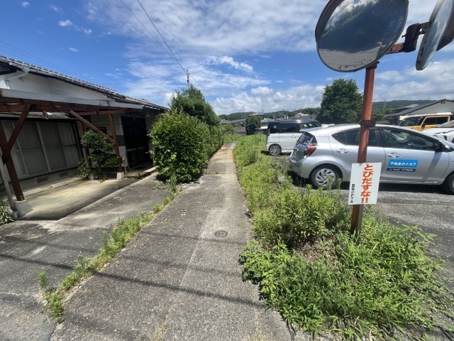 宇城市松橋町豊福の売地の前面道路含む現地写真|南側