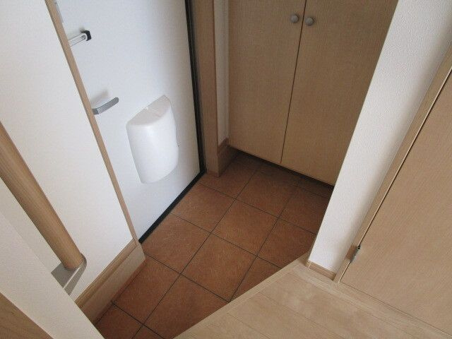 サワンあざみ野Ⅰの玄関