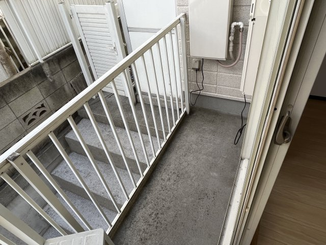 上田コーポのバルコニー