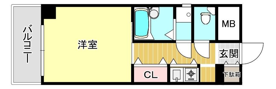シティパレス薬大前の間取り