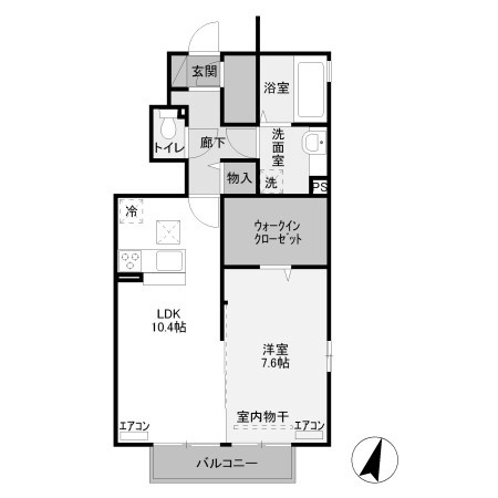 【間取り】 | カーサ石原 A