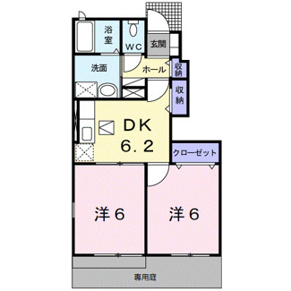 【間取り】 | コートジュネス　Ⅲ