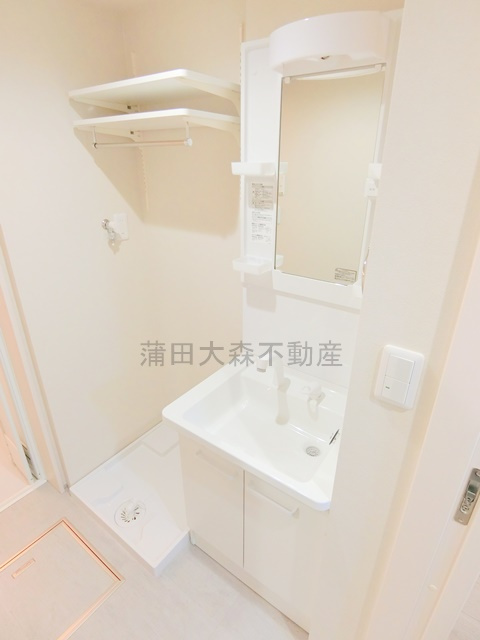 ブルージュ大田六郷の洗面所|洗面脱衣所　独立洗面台　洗濯機置き場