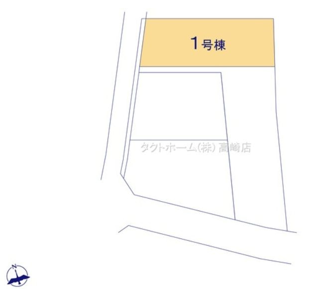 GRAFARE 高崎市石原町3期 1号棟の区画図
