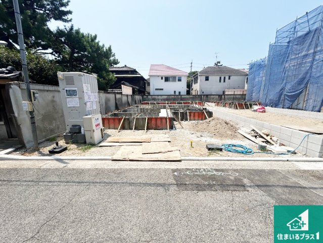 堺市西区浜寺諏訪森町西　第4期　新築一戸建ての外観|現在の進捗状況です！順調に作業進行中、完成が待ち遠しいです！詳細の間取り等、お気軽にお問い合わせください！