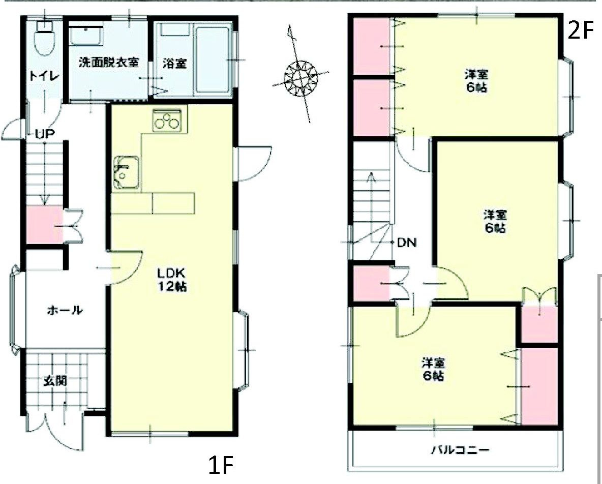 KIS前橋市箱田町1期　中古住宅の間取り
