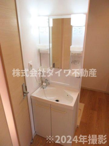 グランデュール柱の洗面所