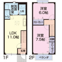 【間取り】 | お部屋の間取りです