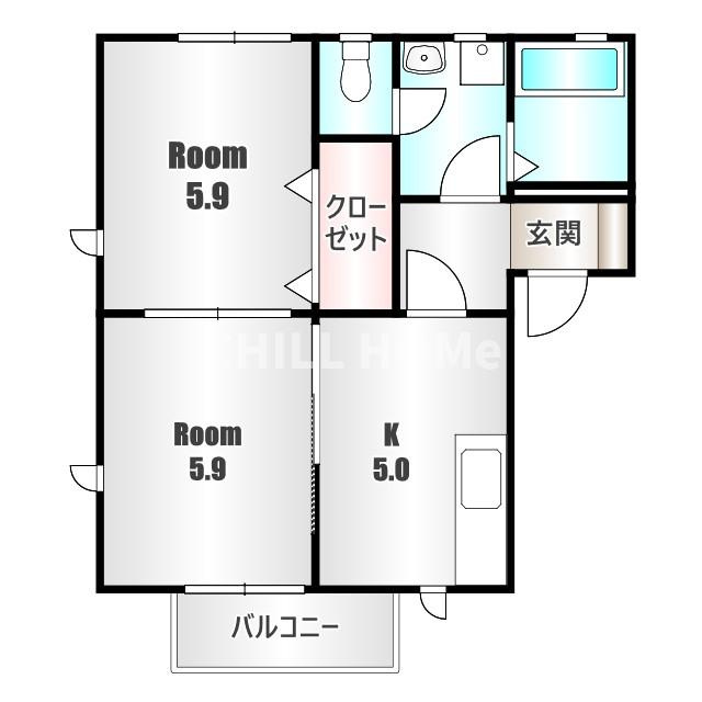 クレシェンテ　Fの間取り|当社、チルホームのHPもご覧ください(^^)/物件情報多数♪