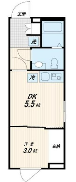 Fullea神楽坂の間取り