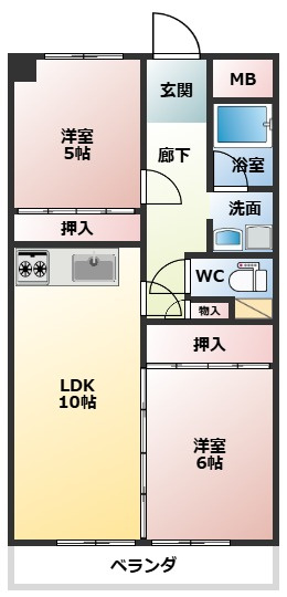 ドミール藤治の間取り