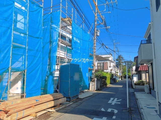入間市東町4丁目・全2棟　新築一戸建　A号棟の前面道路含む現地写真|現地写真（2026年7月23日撮影）