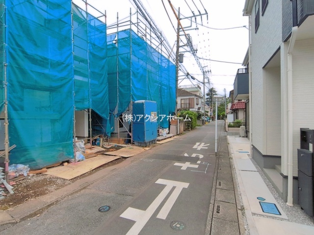 入間市東町4丁目・全2棟　新築一戸建　A号棟の前面道路含む現地写真|現地写真（2026年8月31日）