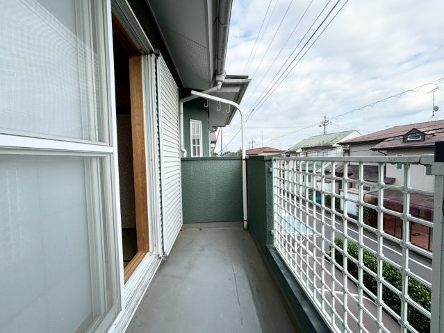 熊谷市万吉　中古戸建のバルコニー