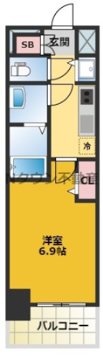 【間取り】 | プレサンスNAGOYAファスト | 間取りです。