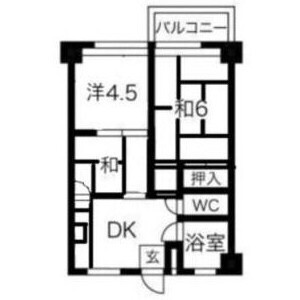 宝第一スカイハイツの間取り