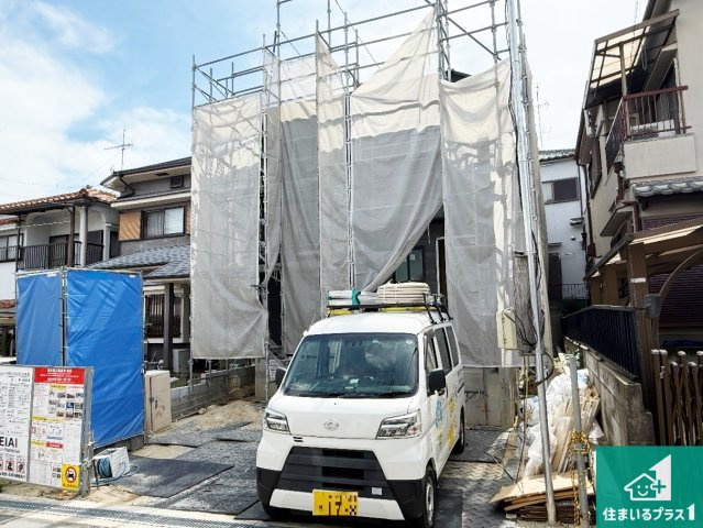 寝屋川市成田東が丘　第1期　新築一戸建ての外観|現在建築中！落ち着いた街並みで新生活を始めることが出来そう！周辺の物件も併せてご紹介させて頂きます！
