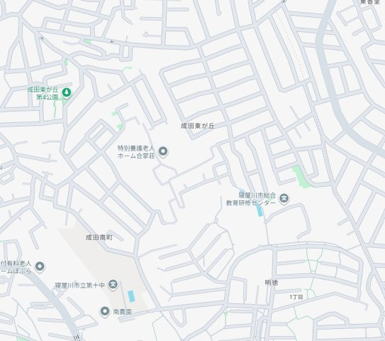 29日(土)30日(日)現地ご見学可能！　寝屋川市成田東が丘　限定1邸の地図