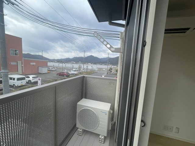 丹波市氷上町本郷のアパートのバルコニー|バルコニーになります★