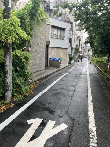 豊島区南長崎一丁目土地の前面道路含む現地写真