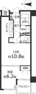 【間取り】 | メゾン文京関口Ⅱ