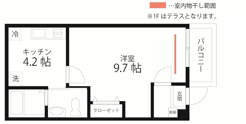 QUIET CRAB HOUSE mix 羽田(仮)の間取り|間取り