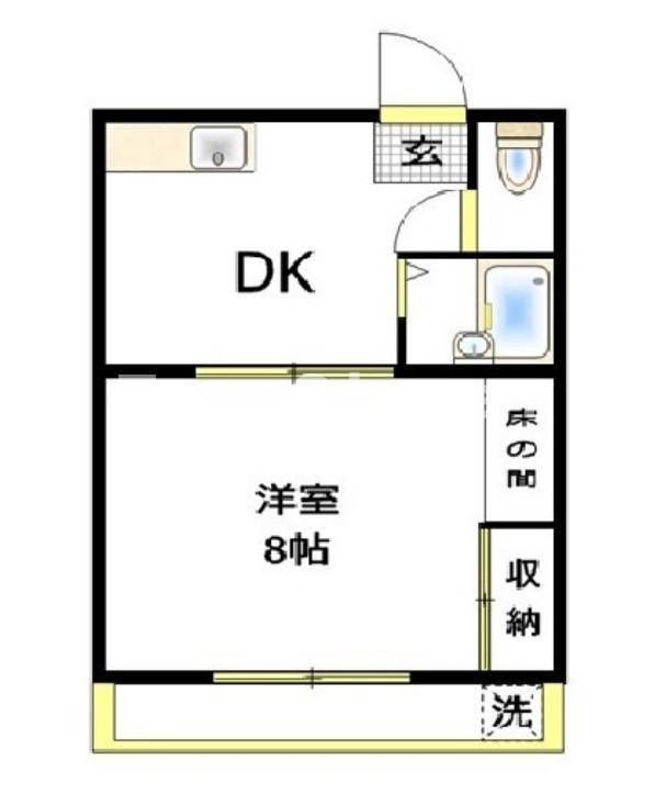桜マンションの間取り
