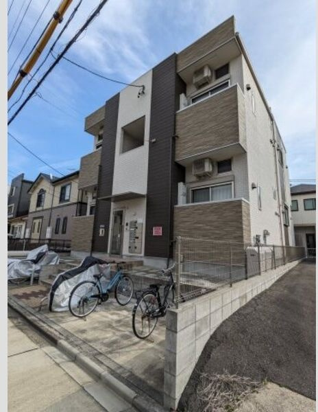 プラージュ外新町の外観|外はこのようになっています
