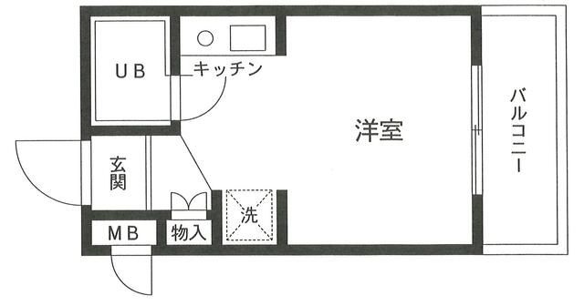 横浜市瀬谷区二ツ橋町の賃貸マンションの間取り
