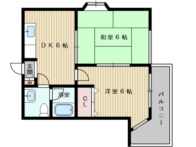 大阪市東淀川区上新庄２丁目のマンション