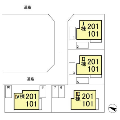 【区画図】 | Ｄ-court西初石 Ⅲ