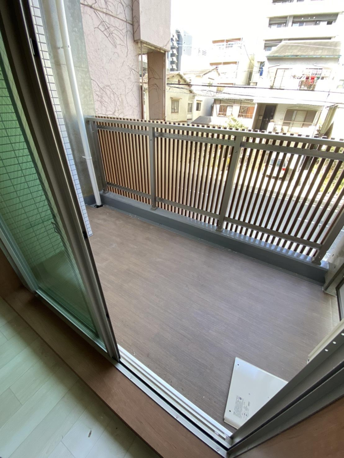 大阪市都島区中野町４丁目の賃貸マンションのバルコニー