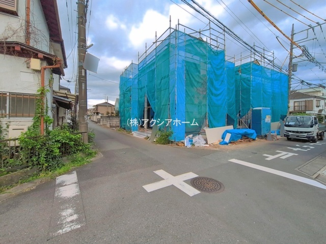 入間市東町4丁目・全2棟　新築一戸建　B号棟の前面道路含む現地写真|2026年8月27日撮影