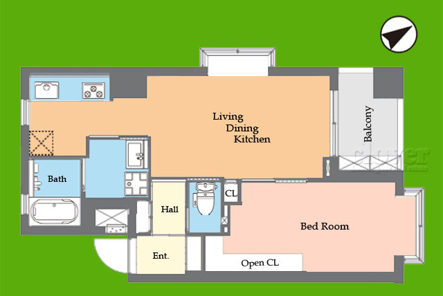 【間取り】 | 東急ドエル・プレステージ参宮橋 | 即日のご見学も可能です！お気軽にお問い合わせください！