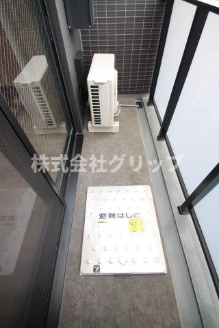 Le'a横濱井土ケ谷弐番館のバルコニー