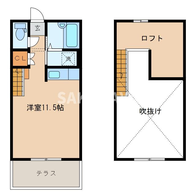 レベイユマレンの間取り