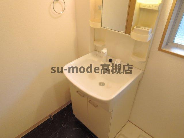 高槻市松原町の賃貸マンションの洗面所