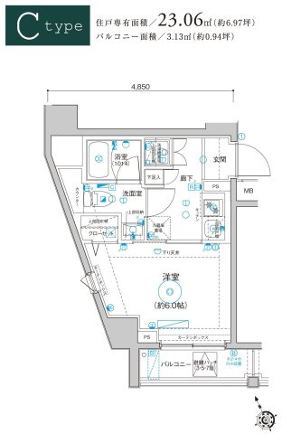 Le'a横濱山手壱番館の間取り