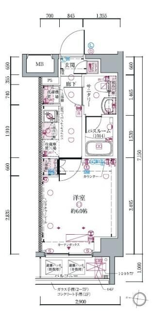 ＨＹ’ｓ　新小岩の間取り