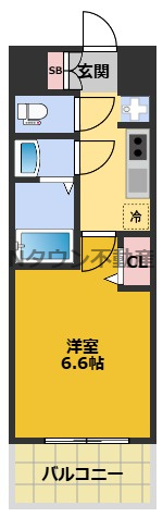 【間取り】 | プレサンスNAGOYA本陣 | 間取りです。