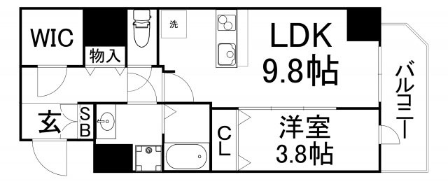 【間取り】 | プレサンス松屋町グレース