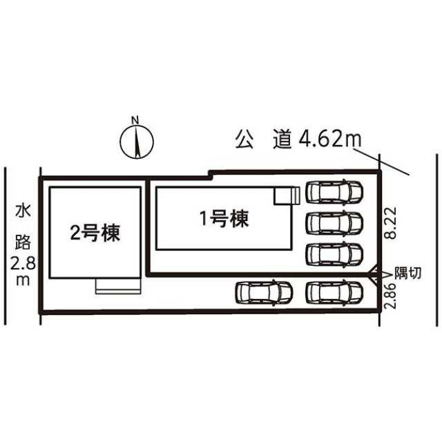 仲介手数料無料）津島市柳原町二丁目の区画図| 