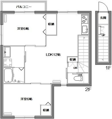 シエル西荻北の間取り