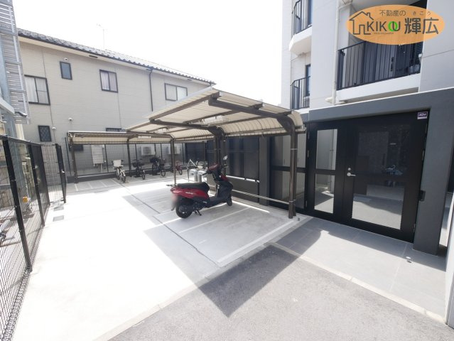 シエリア姫路城東　11階の駐輪場