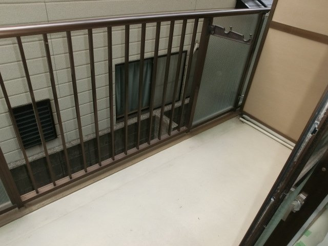 熊本市中央区国府３丁目の賃貸マンションのバルコニー