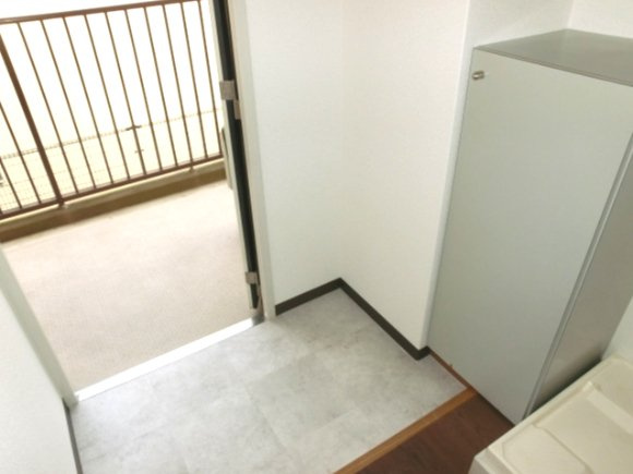 熊本市中央区国府３丁目の賃貸マンションの玄関